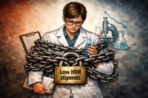 National research productivity held back by low HDR investment cover