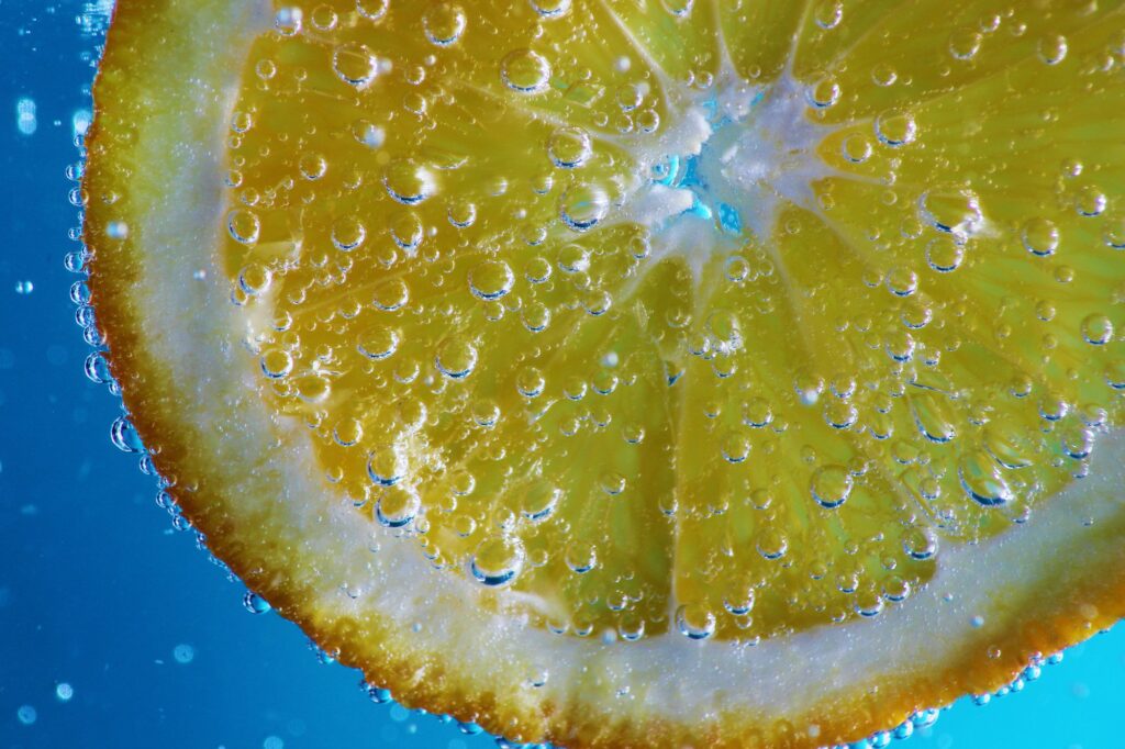 close up photo of lemon fruit