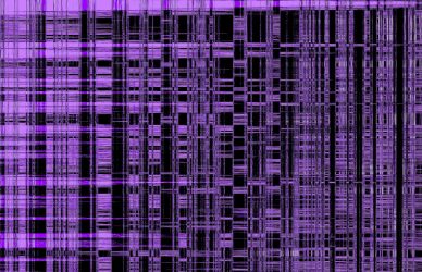 A purple and black background with lines