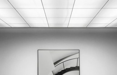 wooden center table in middle of room